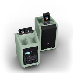 LD Systems ANNY® 8 GN - Bærbar batteridrevet Bluetooth® PA-høyttaler med mikser, Adventure Green