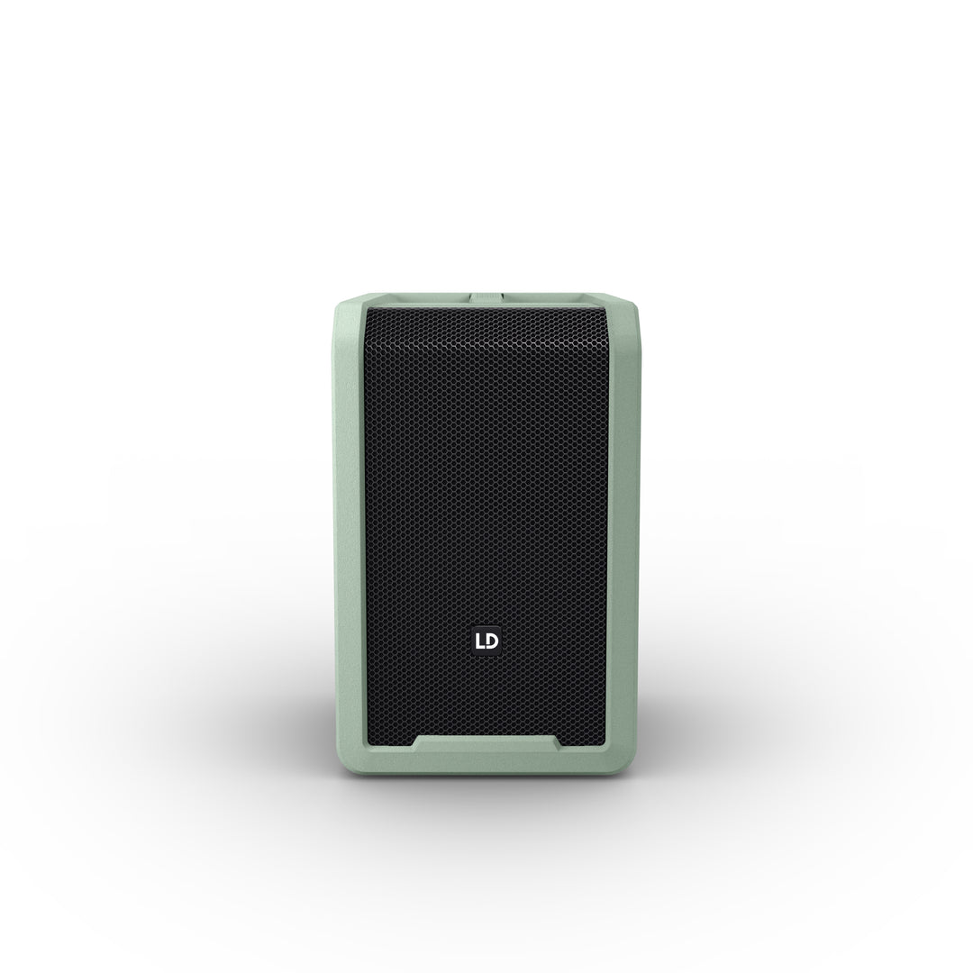 LD Systems ANNY® 8 GN - Bærbar batteridrevet Bluetooth® PA-høyttaler med mikser, Adventure Green
