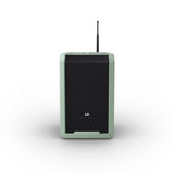 LD Systems ANNY® 8 HHD B6 GN - Bærbar batteridrevet Bluetooth® PA-høyttaler med mikser og 1x trådløs håndholdt mikrofon, Adventure Green