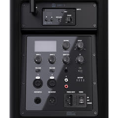 LD Systems ANNY® 8 HHD B6 - Bærbar batteridrevet Bluetooth® PA-høyttaler med mikser og 1 x trådløs håndholdt mikrofon, Stage Black