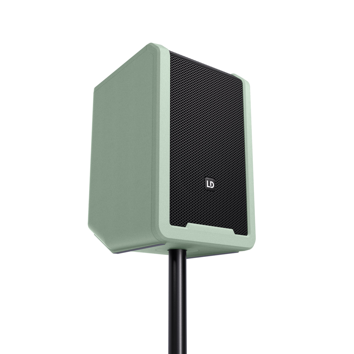 LD Systems ANNY® 8 HHD B8 GN - Bærbar batteridrevet Bluetooth® PA-høyttaler med mikser og 1x trådløs håndholdt mikrofon, Adventure Green