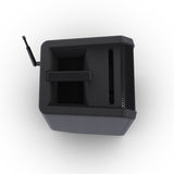 LD Systems ANNY® 8 HHD B8 - Bærbar batteridrevet Bluetooth® PA-høyttaler med mikser og 1 x trådløs håndholdt mikrofon, Stage Black