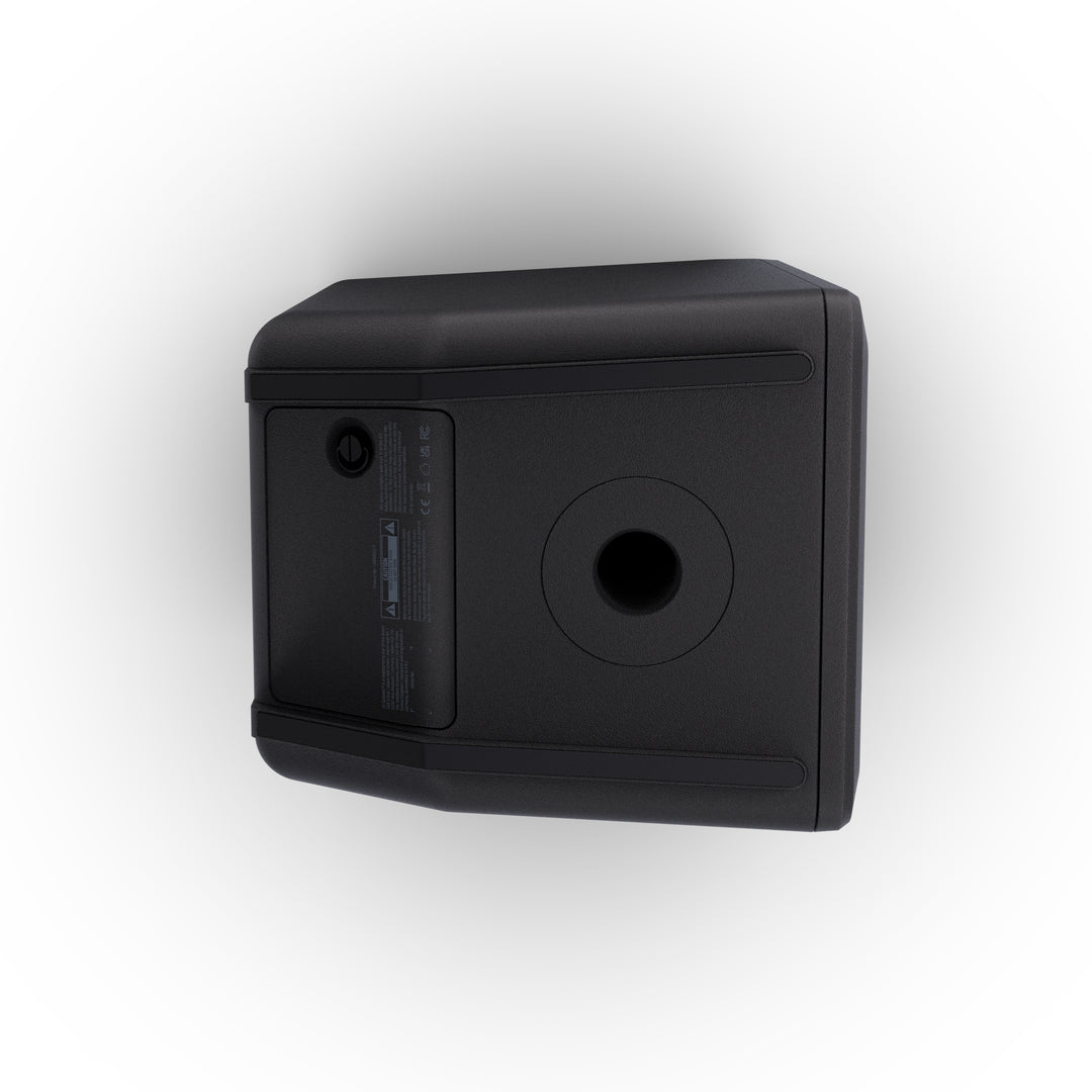 LD Systems ANNY® 8 HHD B8 - Bærbar batteridrevet Bluetooth® PA-høyttaler med mikser og 1 x trådløs håndholdt mikrofon, Stage Black