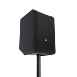 LD Systems ANNY® 8 HHD B8 - Bærbar batteridrevet Bluetooth® PA-høyttaler med mikser og 1 x trådløs håndholdt mikrofon, Stage Black