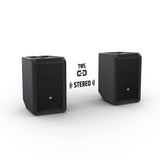 LD Systems ANNY® 8 HHD B8 - Bærbar batteridrevet Bluetooth® PA-høyttaler med mikser og 1 x trådløs håndholdt mikrofon, Stage Black