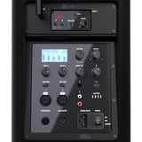 LD Systems ANNY® 8 HHD B8 - Bærbar batteridrevet Bluetooth® PA-høyttaler med mikser og 1 x trådløs håndholdt mikrofon, Stage Black