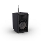 LD Systems ANNY® 8 HHD B8 - Bærbar batteridrevet Bluetooth® PA-høyttaler med mikser og 1 x trådløs håndholdt mikrofon, Stage Black