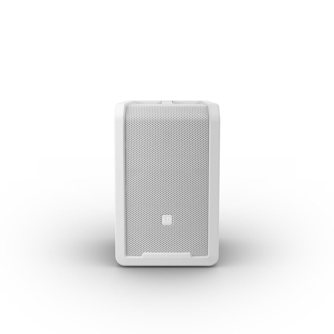 LD Systems ANNY® 8 W - Transportabel batteridrevet Bluetooth® PA-høyttaler med mikser, ren hvit