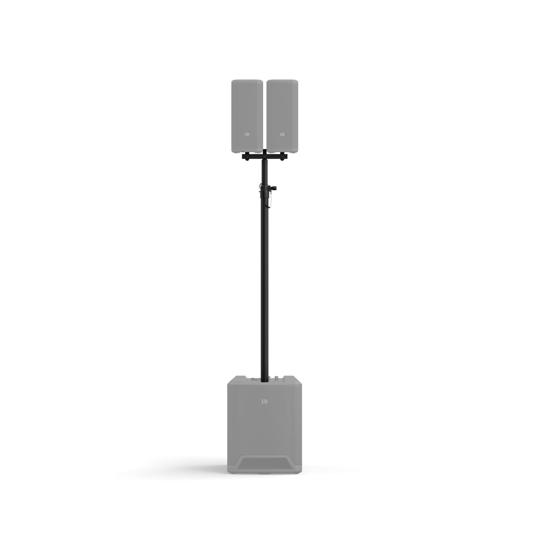 LD Systems DAVE 10 G4X DUAL STAND – Høyttalerstang med monteringsgaffel for DAVE 10 G4X