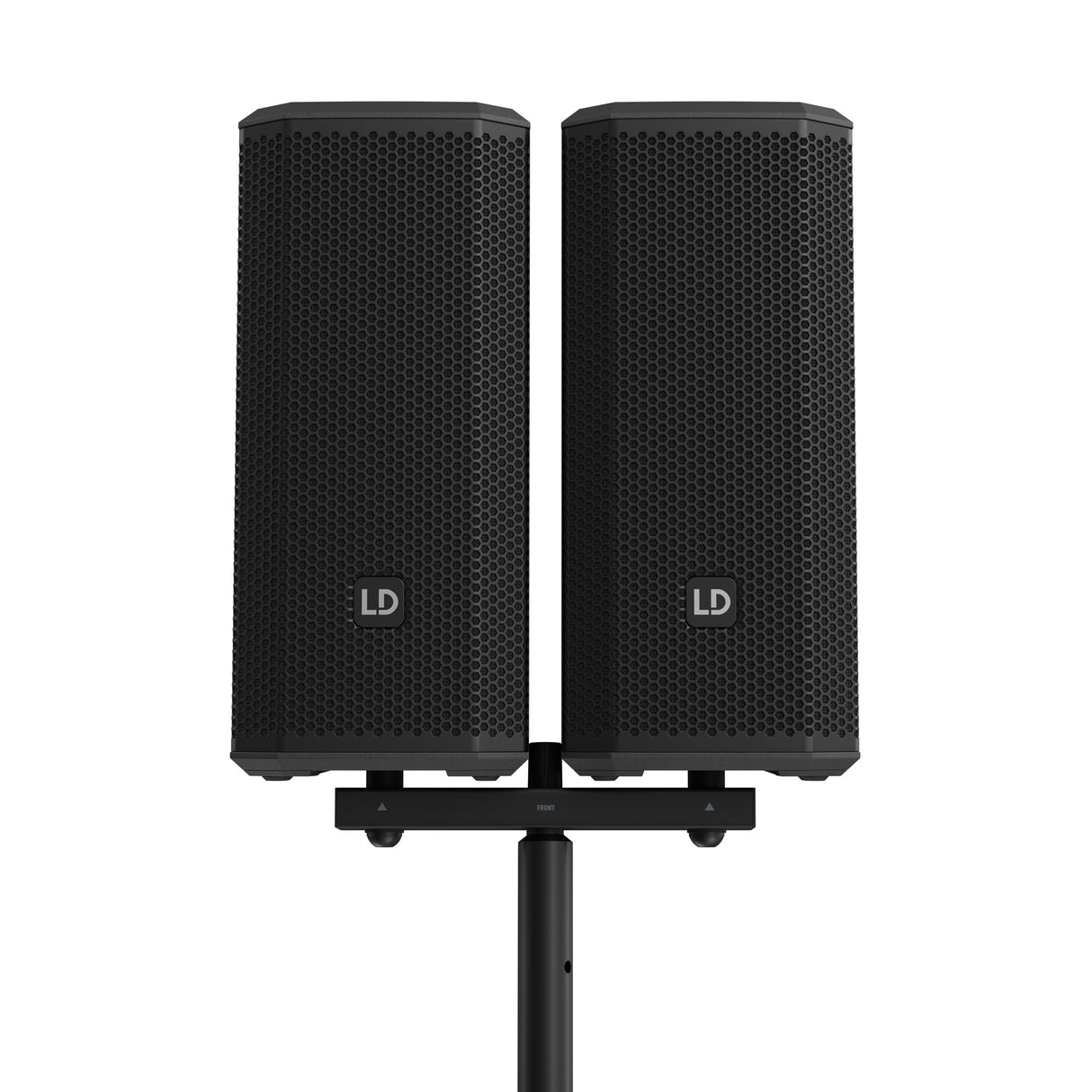 LD Systems DAVE 10 G4X DUAL STAND – Høyttalerstang med monteringsgaffel for DAVE 10 G4X