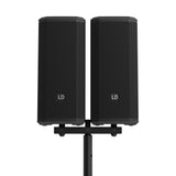 LD Systems DAVE 10 G4X DUAL STAND – Høyttalerstang med monteringsgaffel for DAVE 10 G4X