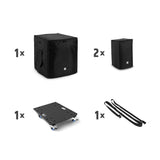 LD Systems DAVE 12 G4X BAG SET - Transportsett med hjulplate og beskyttelsestrekk til DAVE 12 G4X