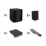 LD Systems DAVE 15 G4X BAG SET - Transportsett med hjulplate og beskyttelsestrekk til DAVE 15 G4X