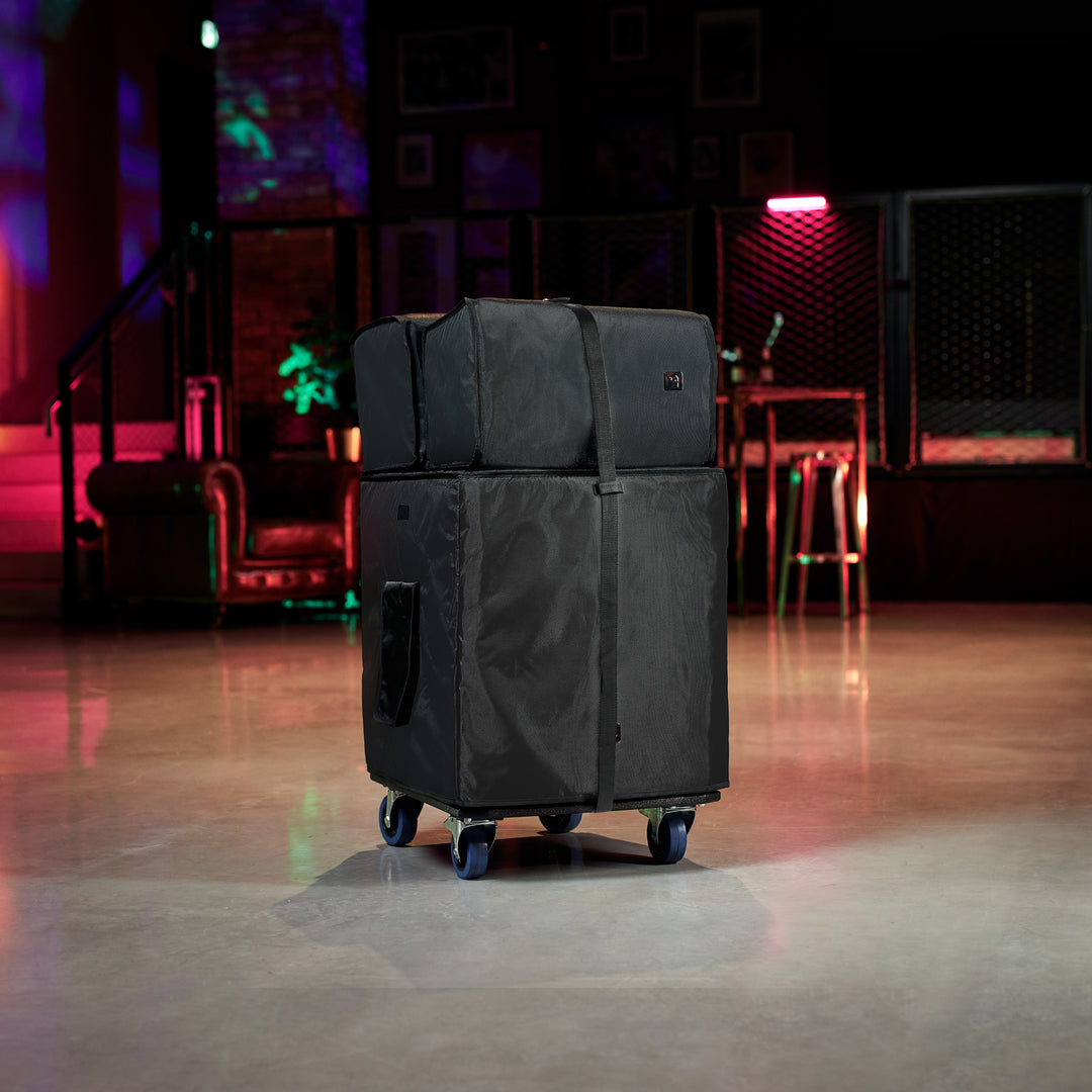 LD Systems DAVE 18 G4X BAG SET - Transportsett med hjulplate og beskyttelsestrekk til DAVE 18 G4X