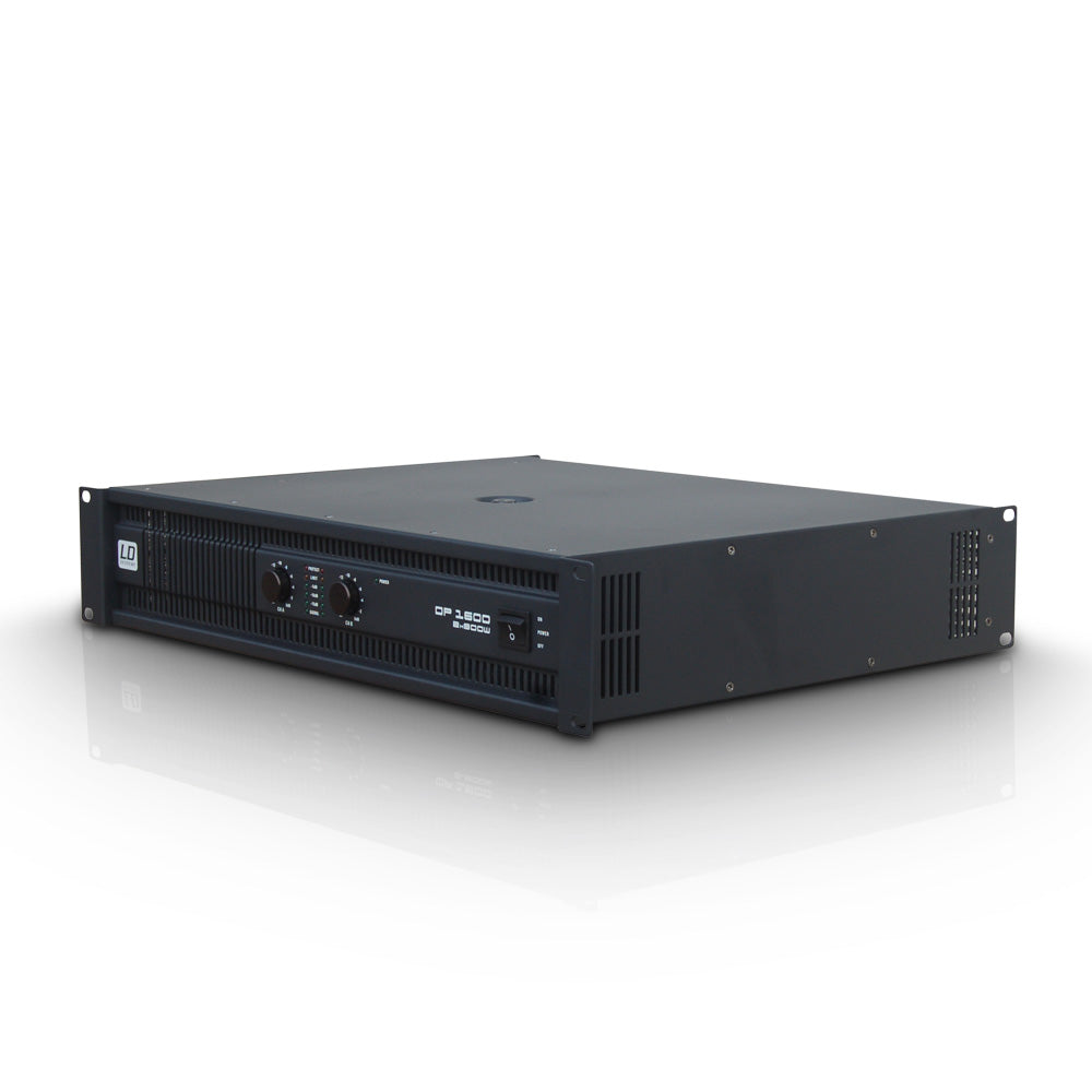 LD Systems DEEP2 1600 effektforsterker (2x450W, 8 Ohm)