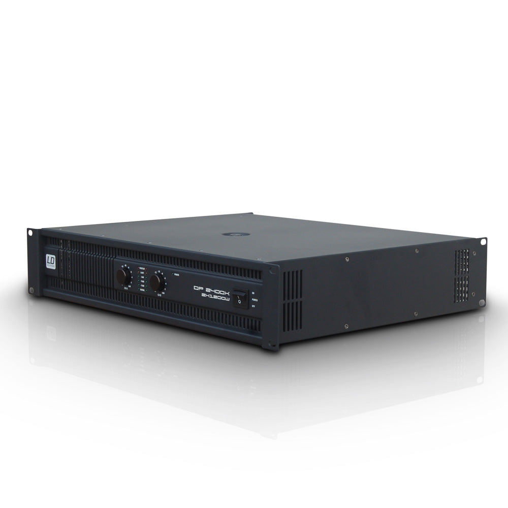 LD Systems DEEP2 2400 X effektforsterker (2x600W, 8 Ohm)