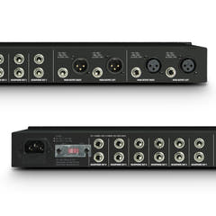 LD Systems HPA 6 - 19" 6-kanals hodetelefonforsterker