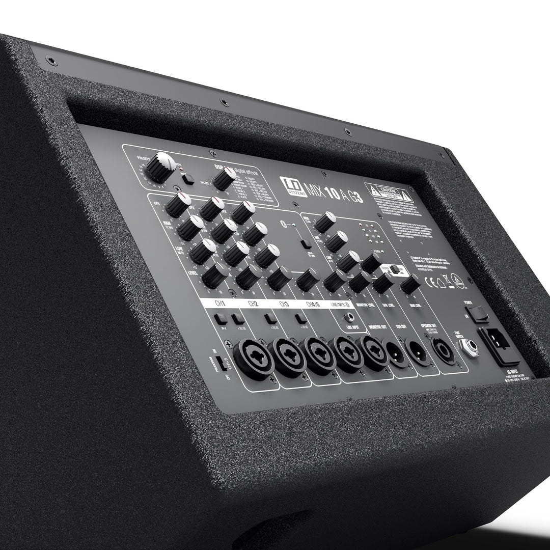 LD Systems MIX 10 A G3 - Aktiv 2-veis høyttaler med integrert 7-kanalers mikser