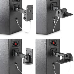 LD Systems SAT 442 G2 - 4 x 4" passiv installasjonshøyttaler, svart