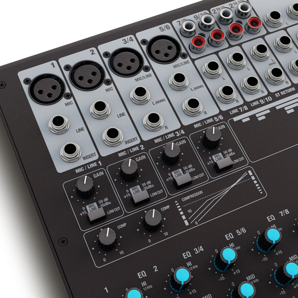 LD Systems VIBZ 10 C – 10-kanals mixerpult med kompressor