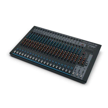 LD Systems VIBZ 24 DC - 24-kanals mixerpult med DFX og kompressor