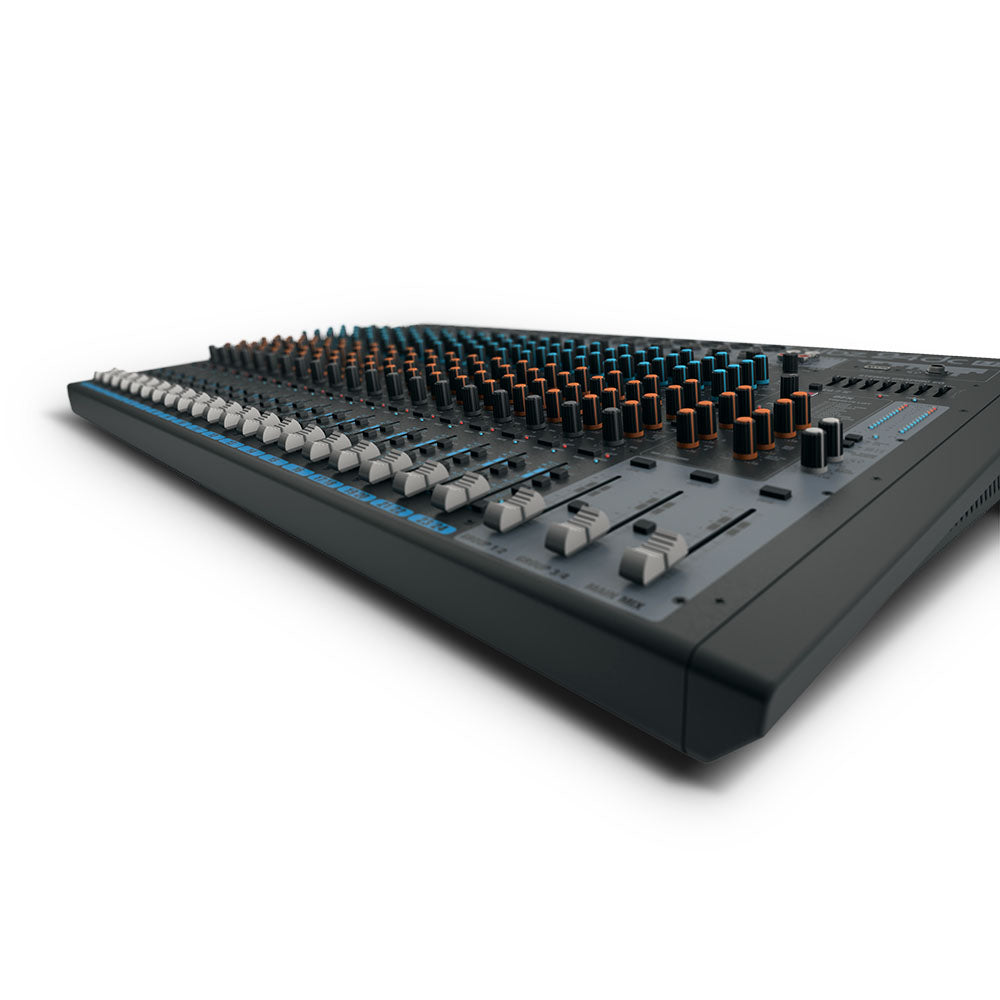 LD Systems VIBZ 24 DC - 24-kanals mixerpult med DFX og kompressor