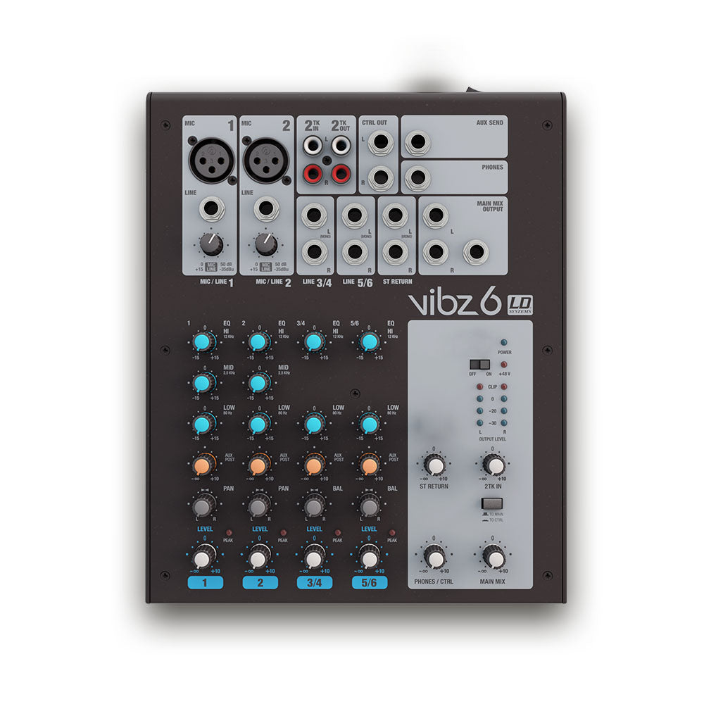 LD Systems VIBZ 6-kanals mikser