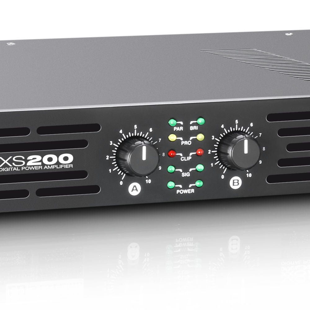 LD Systems XS 200 effektforsterker (2x50W, 8 Ohm)