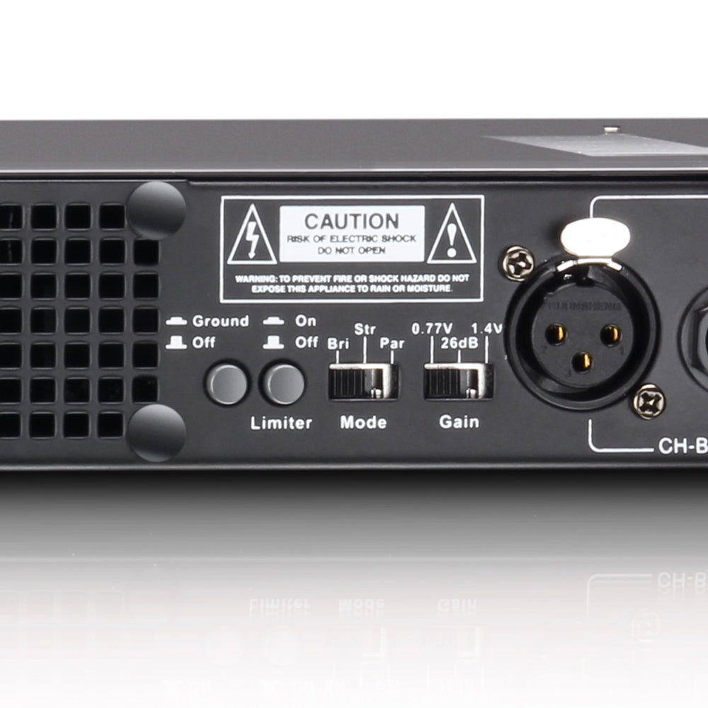 LD Systems XS 200 effektforsterker (2x50W, 8 Ohm)