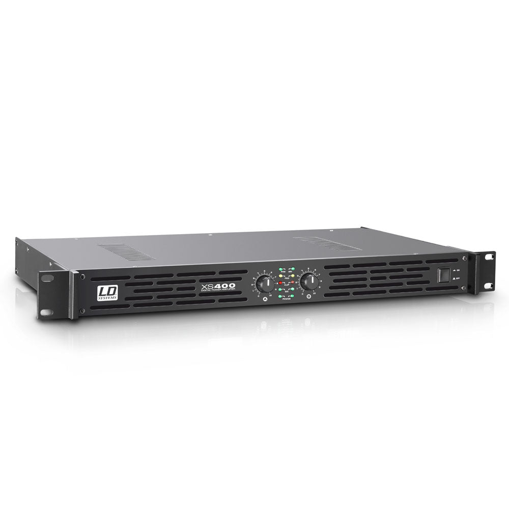 LD Systems XS 400 effektforsterker (2x100W, 8 Ohm)