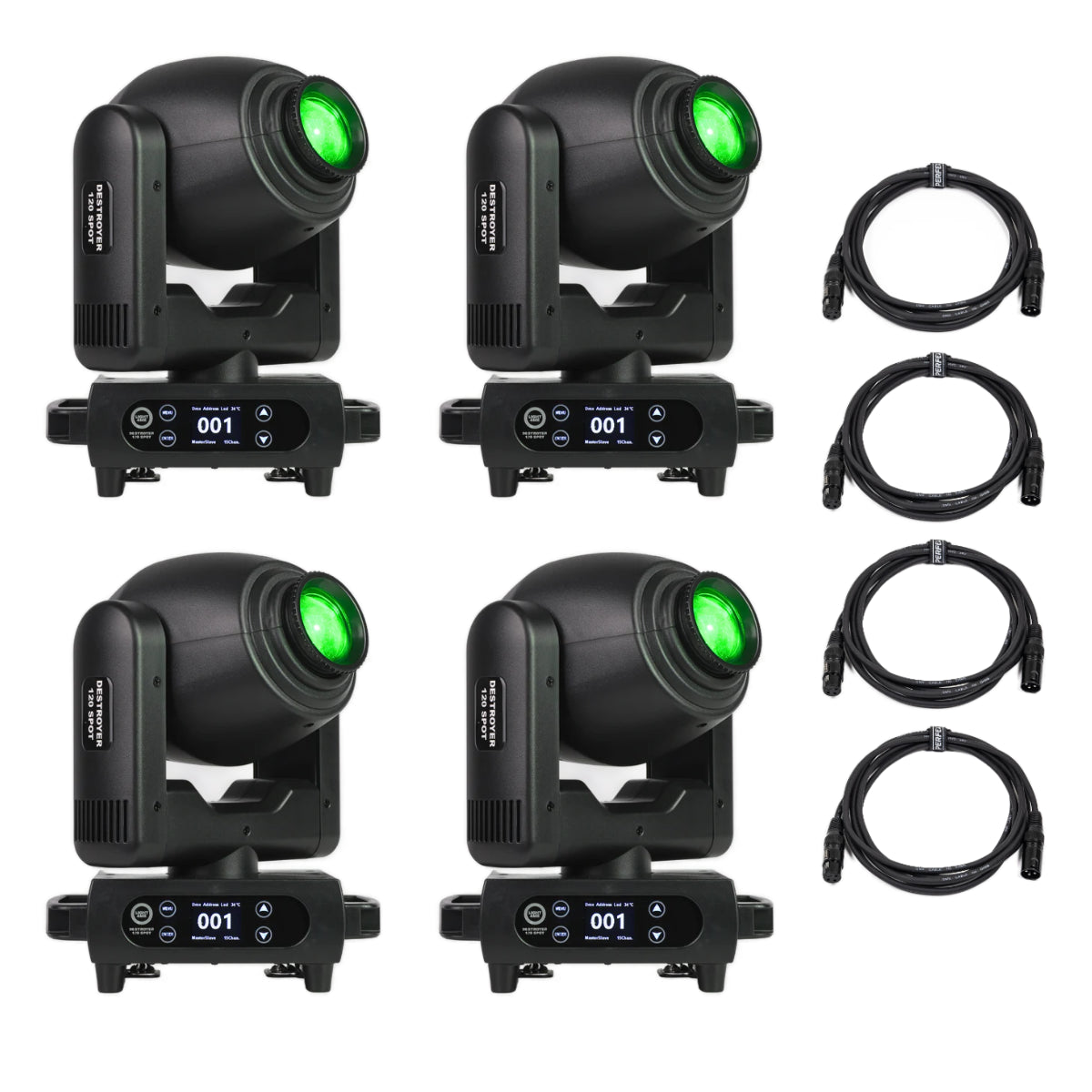 Light4Me Destroyer 120W Spot Moving Head LED