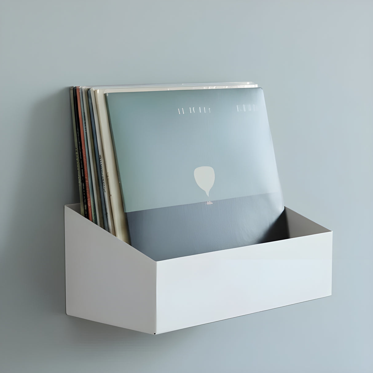 Studio 57 Vinyl Vegghylle Medium (hvit)