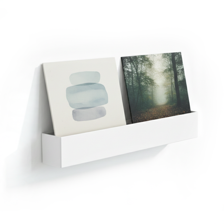 Studio 57 Vinyl Dobbel Veggdisplay (hvit)