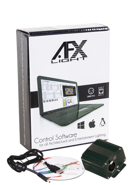 AFX 512 DMX Myk kontroll