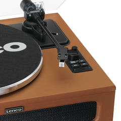 Lenco LS-430 Bluetooth-platespiller (brun)