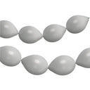 Linkballonger til Garland 8 stk. (Mønestøv Sølv, 33cm)