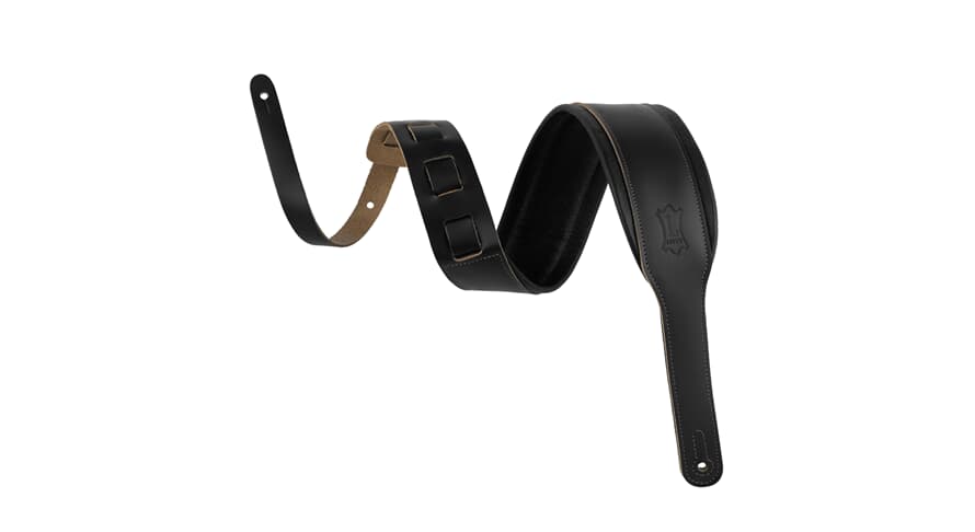 Levys M26PD gitarrem, M26PD-BLK-ACO