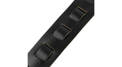 Levys M26PD gitarrem, M26PD-BLK-ACO