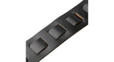 Levys M26PD gitarrem, svart med tan bakside