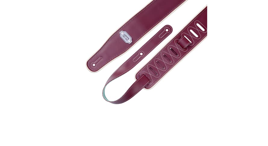 Levys M26VCP gitarrem 2 3/4", burgundy seafoam