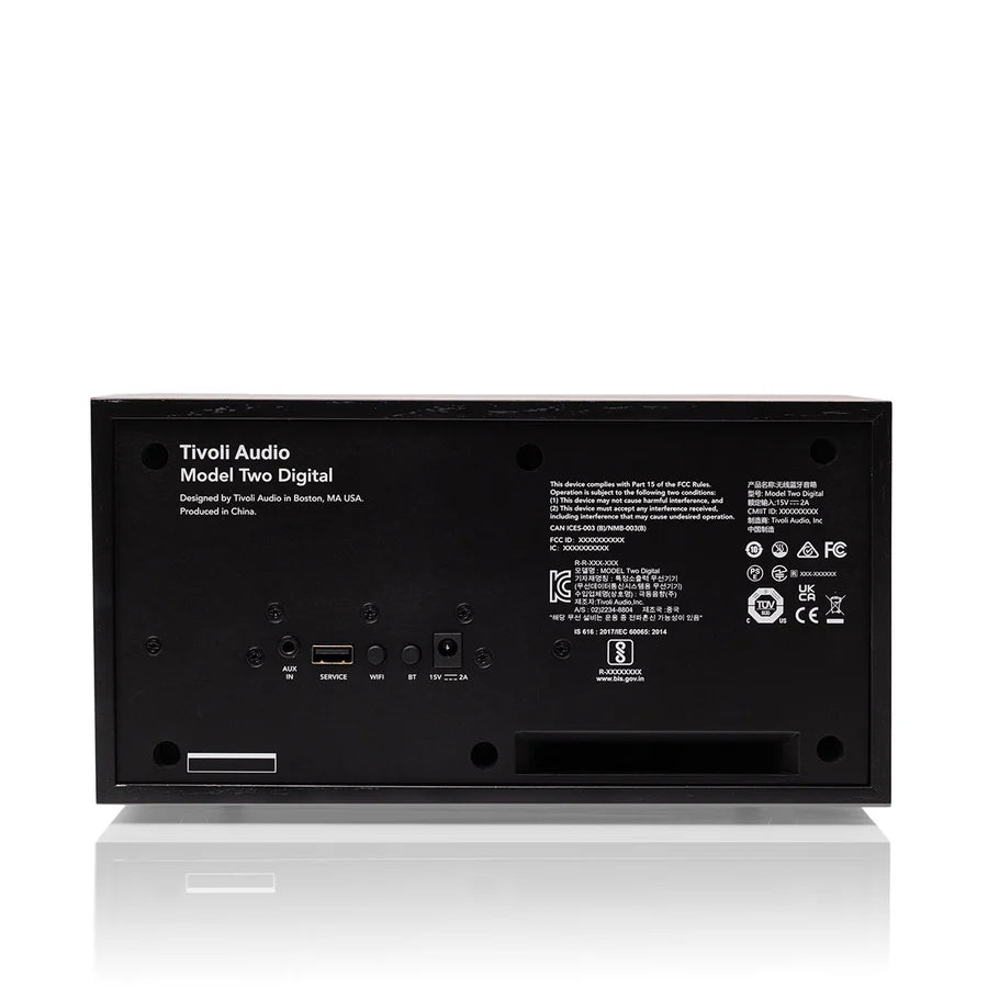 Tivoli Audio Model Two Digital Bluetooth høyttaler (svart/svart)