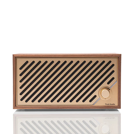 Tivoli Audio Model Two Digital Bluetooth høyttaler (valnøtt/gull)