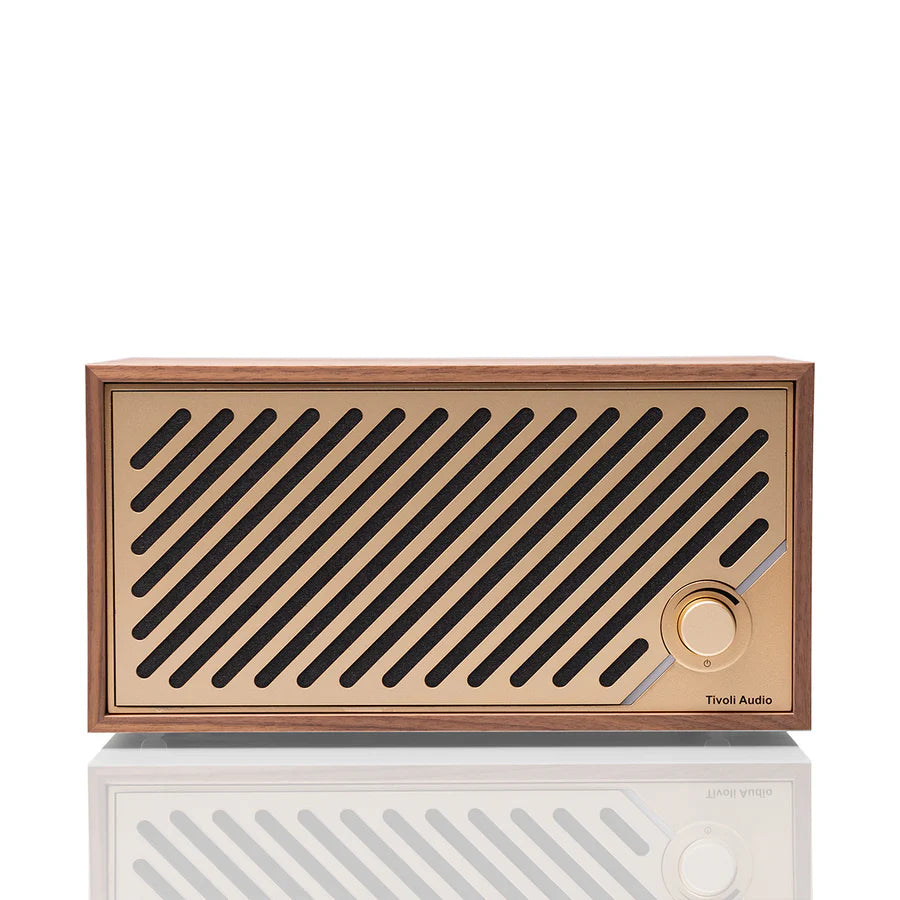 Tivoli Audio Model Two Digital Bluetooth høyttaler (valnøtt/gull)