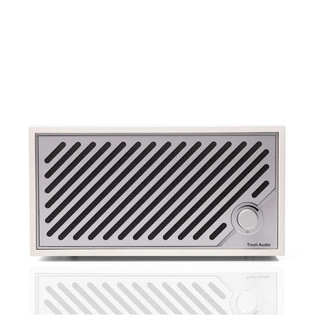 Tivoli Audio Model Two Digital Bluetooth høyttaler (hvit/sølv)