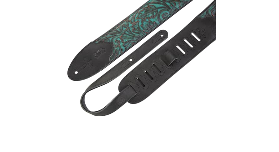 Levys M4WP gitarrem 3", turkis