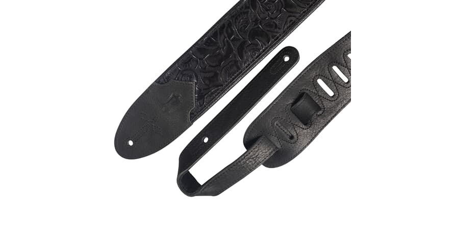 Levys M4WP gitarstropp 3", Black Rose