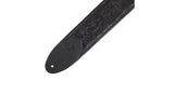 Levys M4WP gitarstropp 3", Black Rose