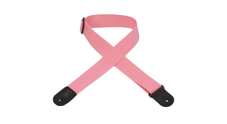 Levys M8POLY gitarrem 2", rosa
