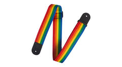 Levys M8POLY gitarrem 2", regnbue