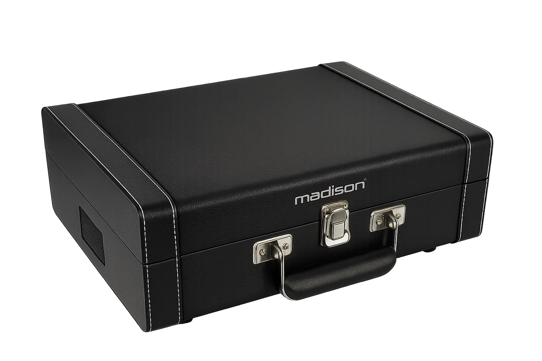 Madison Vintage Platespiller m. Bluetooth (Svart)